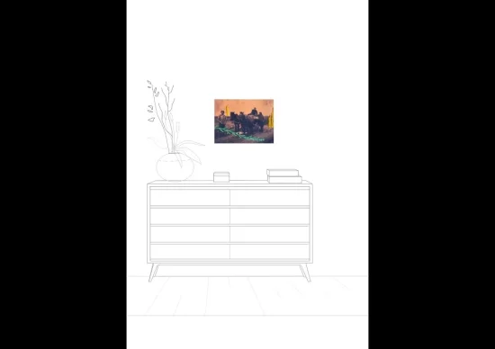 Mixed Media & Collage Grandfather Vasya  -  €1100