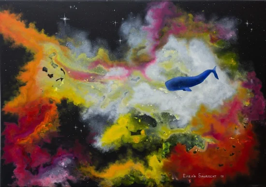 Abstract Whalenebula  -  €1700
