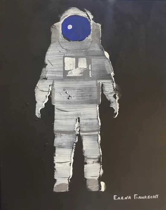 Figural realistic Blue sunset on Mars  -  €750