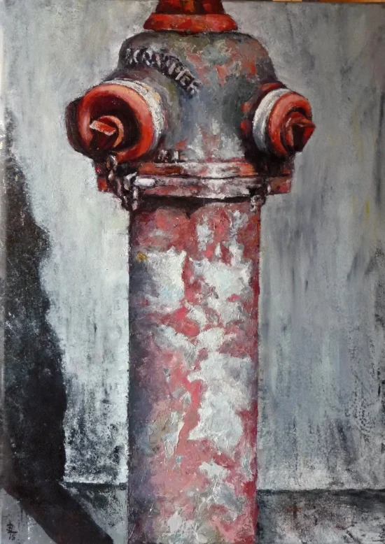 Contemporary topics The pink hydrant  -  €1500