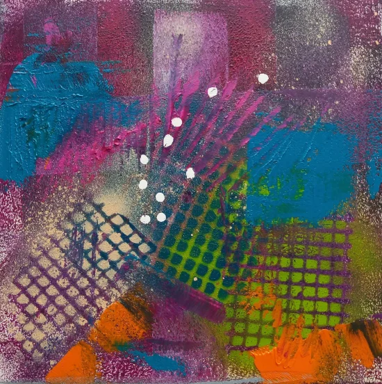 Abstract Triple Blast (Tryptichon) - Blast 1  -  €550