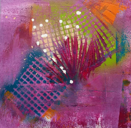 Abstract Triple Blast (Tryptichon) - Blast 2  -  €550