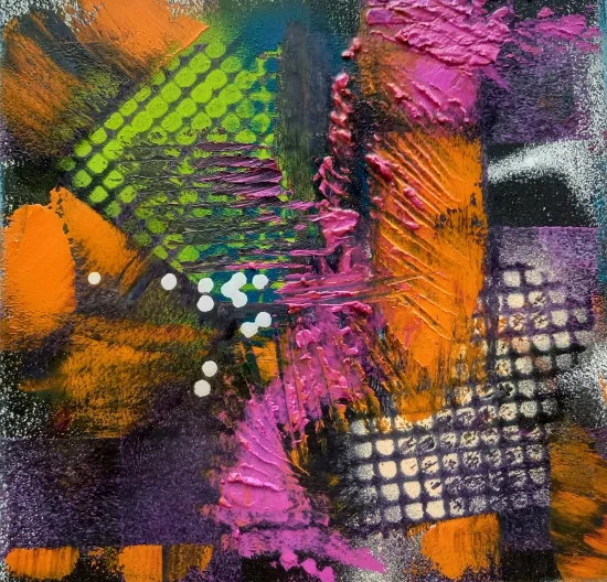 Abstract Triple Blast (Tryptichon) - Blast 3  -  €550