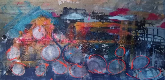 Abstract Washing The Night Away  -  €2400