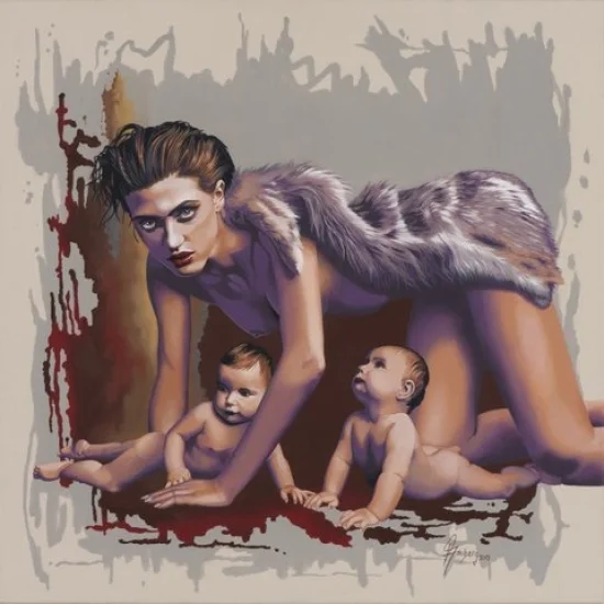 Figural realistic The Protector (Wolfblood)  -  €4900