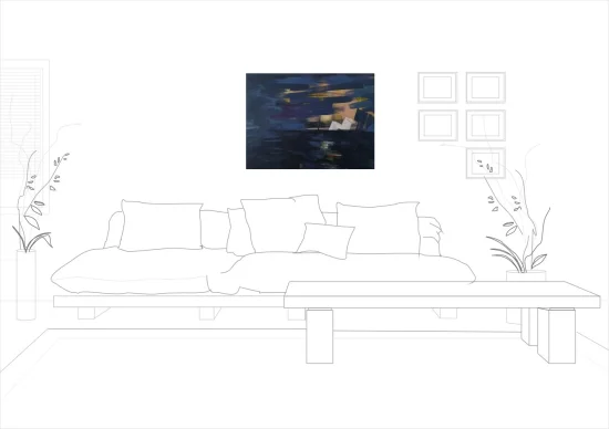 Semiabstract On the horizont  -  €680