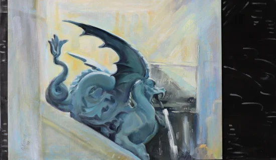 Figural realistic Fontain detail  -  €2600