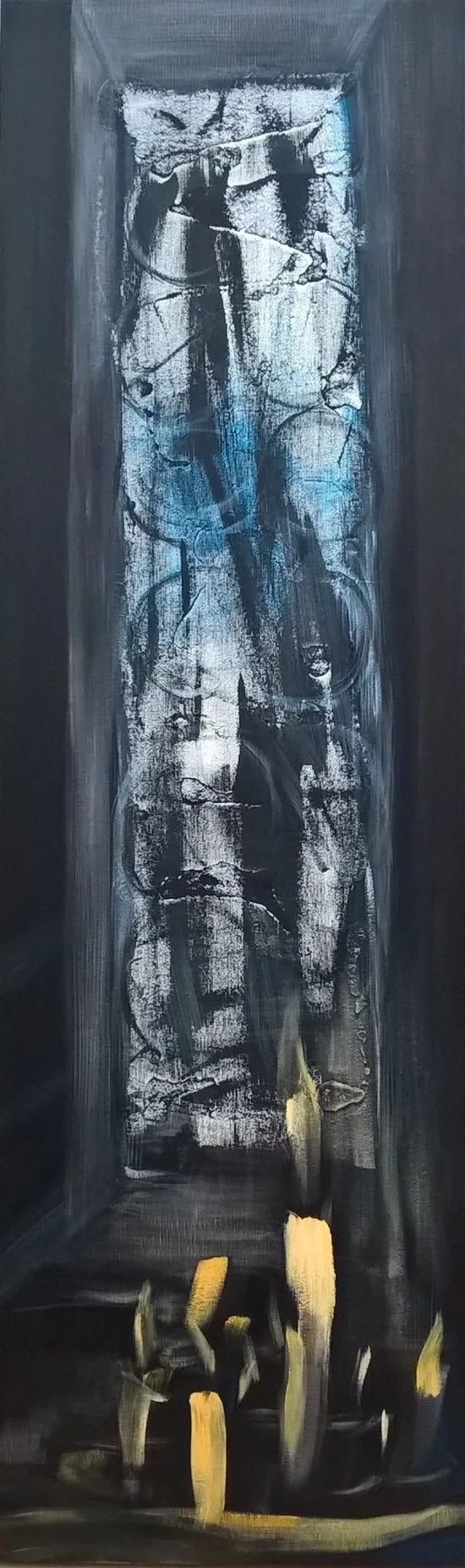 Abstract Window with candles - € 900