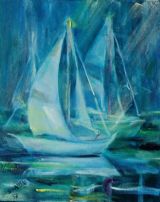 Semiabstract Night boots  -  €390