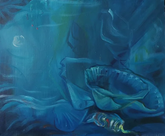 Semiabstract Landscape with shells  -  €680