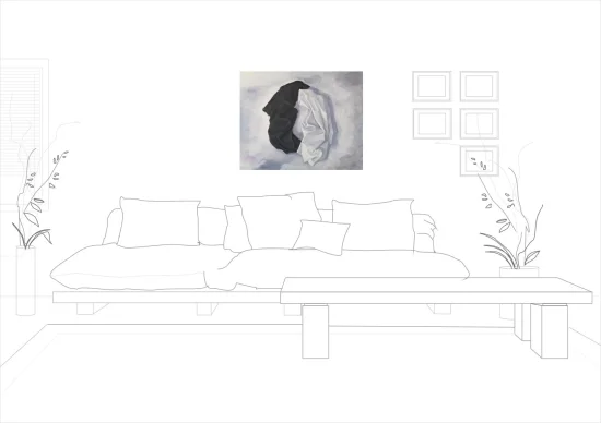 Figural realistic Black & White 003 - € 3800