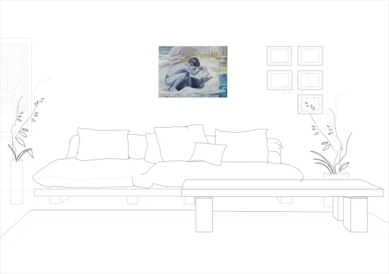 Figural realistic Searching 04  -  €1800