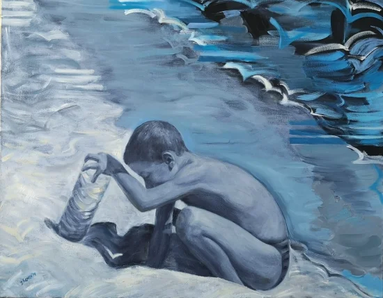 Figural realistic Searching 03  -  €2000