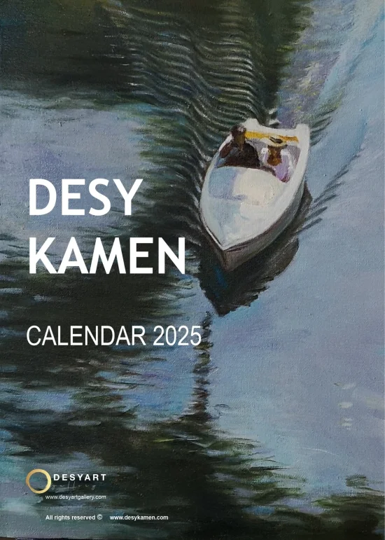 Calendar 2025 Desy Kamen Art Calendar 2025 - figural