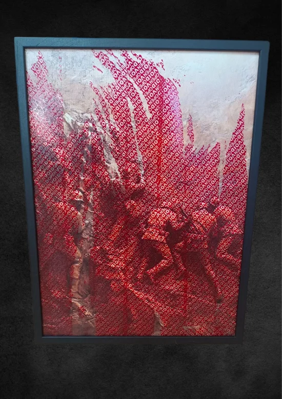 Mixed Media & Collage Triptych Personal ICON  -  €6100