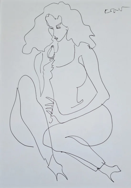 Semiabstract Drawing (6)  -  €330 - €390