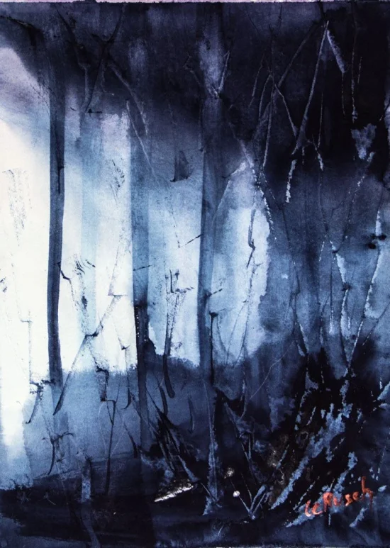 Semiabstract Forest light  -  €400