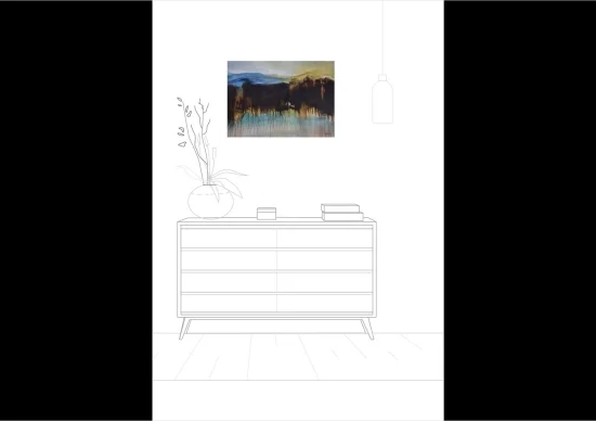 Semiabstract Mountain world 4  -  €650