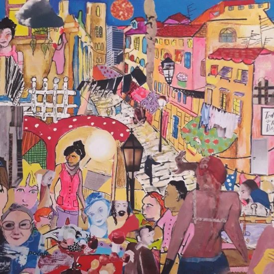 Mixed Media & Collage Summer in Dubrovnik - €1000