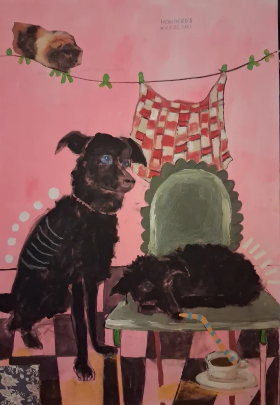 Mixed Media & Collage Guardians of tradition - €1500
