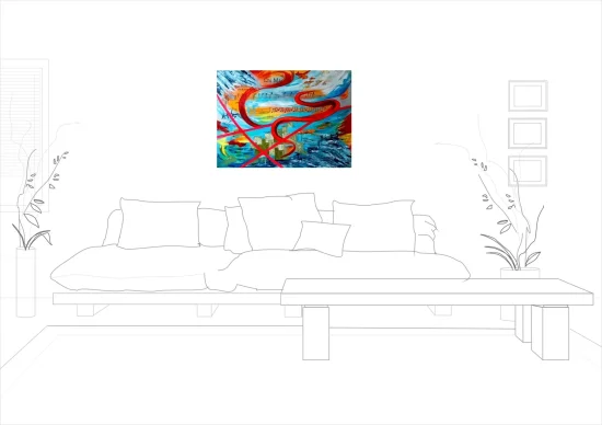 Abstract 'Chi Mai'  -  €7900