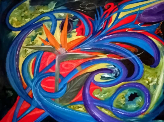 Semiabstract Ripples of a Flower  -  €2600