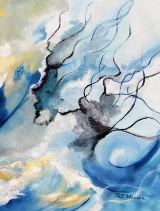 Semiabstract On the Sea of Life / prints available /  -  €95  -  €1150