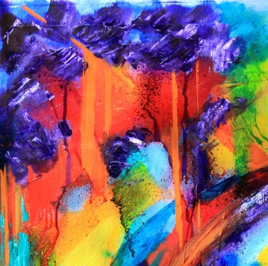 Abstract Beyond the space  -  €1200