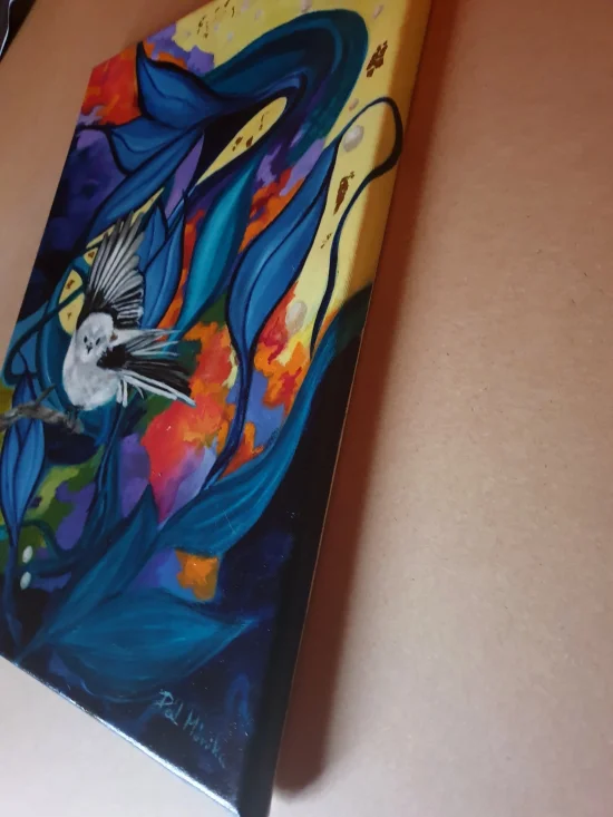 Semiabstract Aegithalos' Dreamworld /prints available/  -  €140  -  €1350