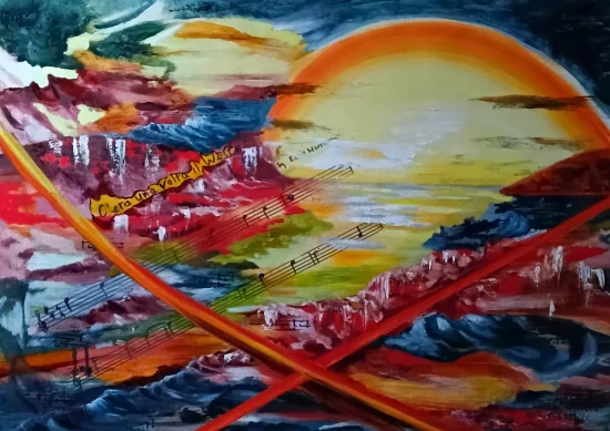 Abstract Soundscape Unce Upon a Time In the West  -  €11650