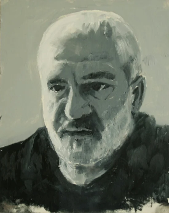 Figural realistic Self Portrait